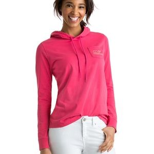 SOLD Vineyard vines hot pink girls XL hoodie lightweight